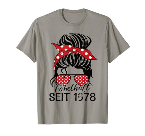 Vintage Fabelhaft seit 1978 Frau und Mädchen Geboren 1978 T-Shirt von Geburtstagsgeschenk Frauen Vintage Jahrgang 1978