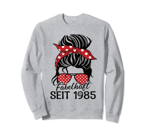 Vintage Fabelhaft seit 1985 Frau und Mädchen Geboren 1985 Sweatshirt Vintage Fabelhaft seit 1985 Frau und Mädchen Geboren 1985 Sweatshirt von Geburtstagsgeschenk Frauen Vintage Jahrgang 1985