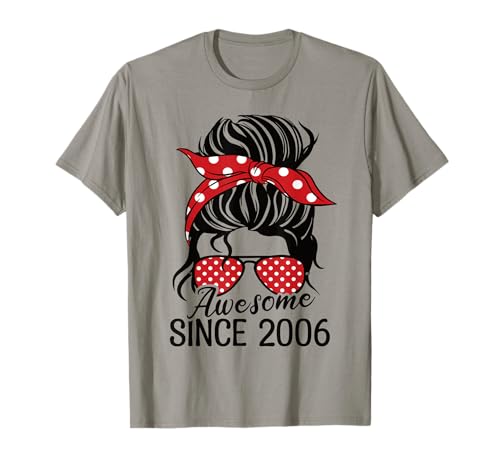 Vintage Awesome since 2006 Frau und Mädchen Geboren 2006 T-Shirt Vintage Awesome since 2006 Frau und Mädchen Geboren 2006 T-Shirt von Geburtstagsgeschenk Frauen Vintage Jahrgang 2006