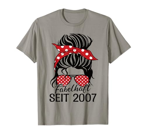 Vintage Fabelhaft seit 2007 Frau und Mädchen Geboren 2007 T-Shirt Vintage Fabelhaft seit 2007 Frau und Mädchen Geboren 2007 T-Shirt von Geburtstagsgeschenk Frauen Vintage Jahrgang 2007
