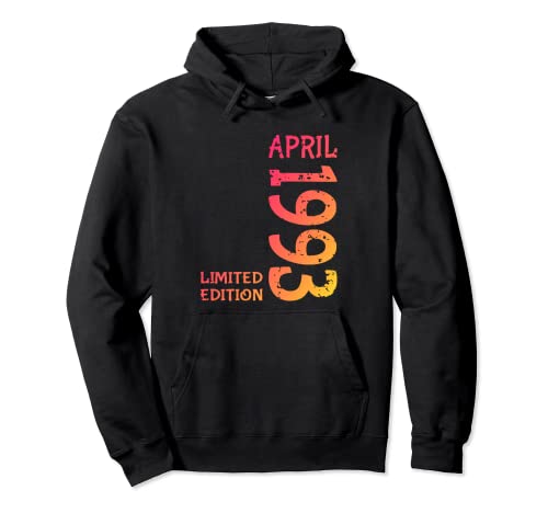30.Geburtstag Damen Herren I 30 Jahre April 1993 Geschenk Pullover Hoodie 30.Geburtstag Damen Herren I 30 Jahre April 1993 Geschenk Pullover Hoodie von Geburtstagsgeschenk Geschenkidee Damen Herren 1993