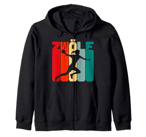 12. Geburtstag Handballer 12 Jahre Mädchen Handball Kapuzenjacke von Geburtstagsgeschenk Handball Mädchen Sport Frauen