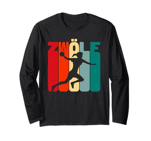 12. Geburtstag Handballer 12 Jahre Mädchen Handball Langarmshirt 12. Geburtstag Handballer 12 Jahre Mädchen Handball Langarmshirt von Geburtstagsgeschenk Handball Mädchen Sport Frauen