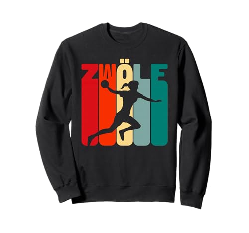 12. Geburtstag Handballer 12 Jahre Mädchen Handball Sweatshirt von Geburtstagsgeschenk Handball Mädchen Sport Frauen