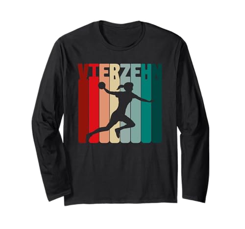 14. Geburtstag Handballer 14 Jahre Mädchen Handball Langarmshirt von Geburtstagsgeschenk Handball Mädchen Sport Frauen
