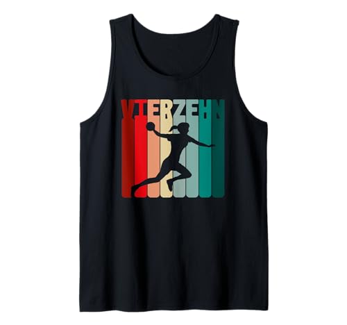 14. Geburtstag Handballer 14 Jahre Mädchen Handball Tank Top von Geburtstagsgeschenk Handball Mädchen Sport Frauen