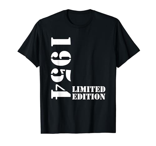 70. Geburtstag Frauen Männer 70 Jahre Limited Edition 1954 T-Shirt von Geburtstagsgeschenk Herren Damen Geburtstag Deko