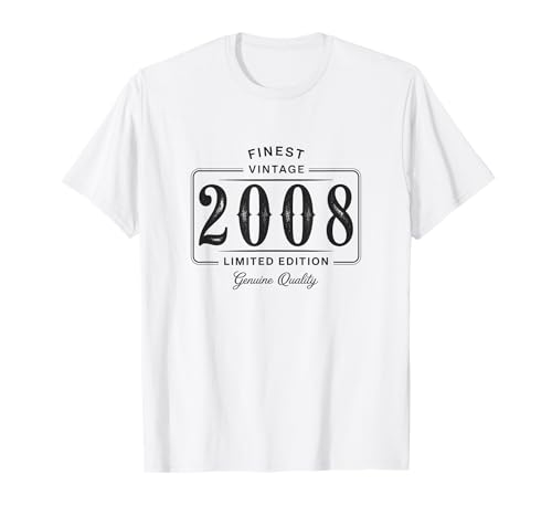 18. Geburtstag Junge Mädchen 2008 Limited Edition T-Shirt 18. Geburtstag Junge Mädchen 2008 Limited Edition T-Shirt von Geburtstagsgeschenk Jahrgang 2008 Jungen Mädchen