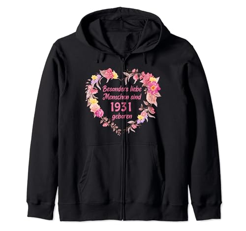 Besondere Menschen Deko Jahrgang 1931 Geburtstag Frau Mama Kapuzenjacke Besondere Menschen Deko Jahrgang 1931 Geburtstag Frau Mama Kapuzenjacke von Geburtstagsgeschenk Jahrgang Geschenk 1931 Frauen