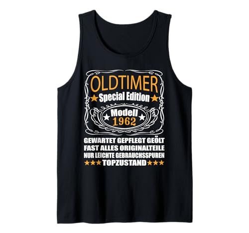 59. Geburtstag 59 Jahre Damen Herren Spruch Lustig Tank Top 59. Geburtstag 59 Jahre Damen Herren Spruch Lustig Tank Top von Geburtstagsgeschenk Mann Frau 1962 Geschenkidee