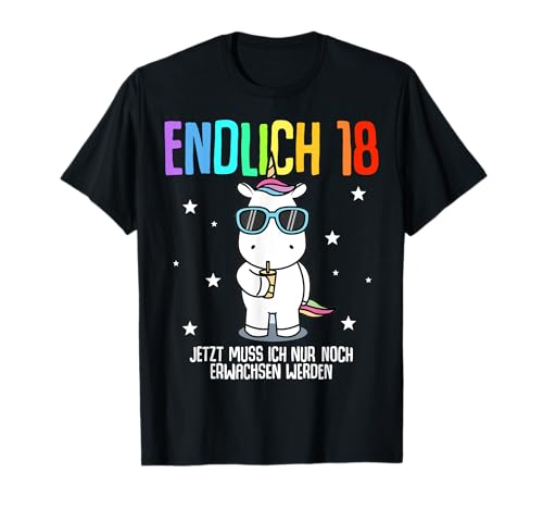 18. Geburtstag Junge Mädchen 18 Jahre 2007 Lustig Geschenk T-Shirt von T-Shirt 18. Geburtstag Junge Mädchen 18 Jahre Deko