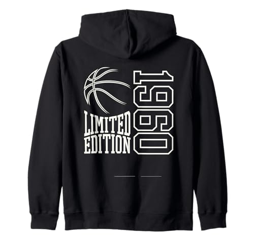 Geboren 1960 Herren Geburtstag Jahrgang 1960 Basketball Kapuzenjacke Geboren 1960 Herren Geburtstag Jahrgang 1960 Basketball Kapuzenjacke von Geburtstagsgeschenk Mann Frau geboren in 1960