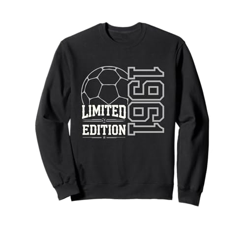 Geboren 1961 Damen Herren Geburtstag Jahrgang 1961 Fussball Sweatshirt Geboren 1961 Damen Herren Geburtstag Jahrgang 1961 Fussball Sweatshirt von Geburtstagsgeschenk Mann Frau geboren in 1961