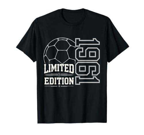 Geboren 1961 Damen Herren Geburtstag Jahrgang 1961 Fussball T-Shirt Geboren 1961 Damen Herren Geburtstag Jahrgang 1961 Fussball T-Shirt von Geburtstagsgeschenk Mann Frau geboren in 1961