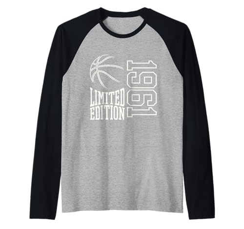 Geboren 1961 Herren Geburtstag Jahrgang 1961 Basketball Raglan Geboren 1961 Herren Geburtstag Jahrgang 1961 Basketball Raglan von Geburtstagsgeschenk Mann Frau geboren in 1961