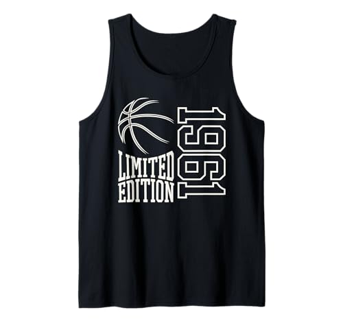 Geboren 1961 Herren Geburtstag Jahrgang 1961 Basketball Tank Top Geboren 1961 Herren Geburtstag Jahrgang 1961 Basketball Tank Top von Geburtstagsgeschenk Mann Frau geboren in 1961