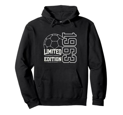 Geboren 1963 Damen Herren Geburtstag Jahrgang 1963 Fussball Pullover Hoodie Geboren 1963 Damen Herren Geburtstag Jahrgang 1963 Fussball Pullover Hoodie von Geburtstagsgeschenk Mann Frau geboren in 1963
