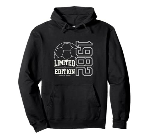 Geboren 1982 Damen Herren Geburtstag Jahrgang 1982 Fussball Pullover Hoodie Geboren 1982 Damen Herren Geburtstag Jahrgang 1982 Fussball Pullover Hoodie von Geburtstagsgeschenk Mann Frau geboren in 1982
