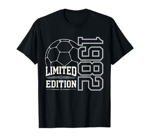 Geboren 1982 Damen Herren Geburtstag Jahrgang 1982 Fussball T-Shirt Geboren 1982 Damen Herren Geburtstag Jahrgang 1982 Fussball T-Shirt von Geburtstagsgeschenk Mann Frau geboren in 1982