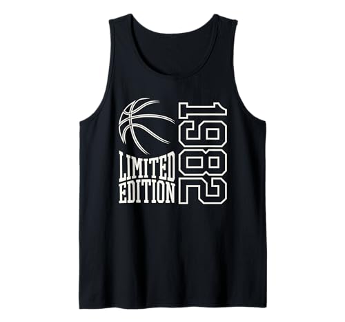 Geboren 1982 Herren Geburtstag Jahrgang 1982 Basketball Tank Top Geboren 1982 Herren Geburtstag Jahrgang 1982 Basketball Tank Top von Geburtstagsgeschenk Mann Frau geboren in 1982