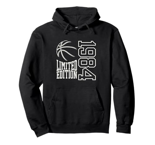 Geboren 1984 Herren Geburtstag Jahrgang 1984 Basketball Pullover Hoodie von Geburtstagsgeschenk Mann Frau geboren in 1984
