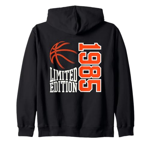 Geboren 1985 Herren Geburtstag Jahrgang 1985 Basketball Kapuzenjacke Geboren 1985 Herren Geburtstag Jahrgang 1985 Basketball Kapuzenjacke von Geburtstagsgeschenk Mann Frau geboren in 1985