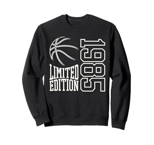 Geboren 1985 Herren Geburtstag Jahrgang 1985 Basketball Sweatshirt Geboren 1985 Herren Geburtstag Jahrgang 1985 Basketball Sweatshirt von Geburtstagsgeschenk Mann Frau geboren in 1985