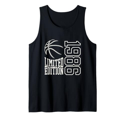 Geboren 1986 Herren Geburtstag Jahrgang 1986 Basketball Tank Top Geboren 1986 Herren Geburtstag Jahrgang 1986 Basketball Tank Top von Geburtstagsgeschenk Mann Frau geboren in 1986