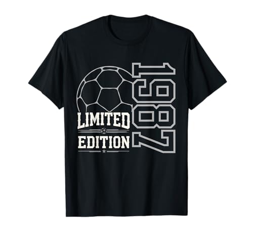 Geboren 1987 Damen Herren Geburtstag Jahrgang 1987 Fussball T-Shirt Geboren 1987 Damen Herren Geburtstag Jahrgang 1987 Fussball T-Shirt von Geburtstagsgeschenk Mann Frau geboren in 1987