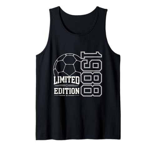 Geboren 1988 Damen Herren Geburtstag Jahrgang 1988 Fussball Tank Top von Geburtstagsgeschenk Mann Frau geboren in 1988