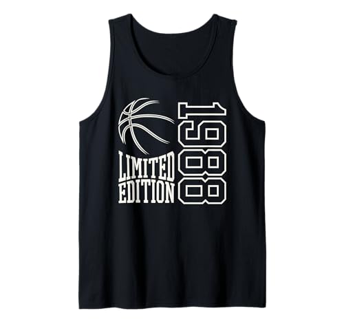 Geboren 1988 Herren Geburtstag Jahrgang 1988 Basketball Tank Top von Geburtstagsgeschenk Mann Frau geboren in 1988