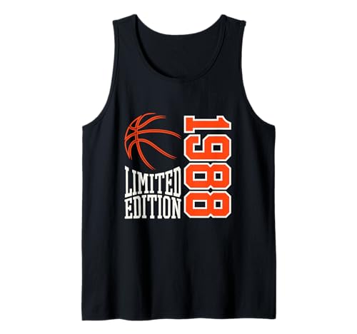 Geboren 1988 Herren Geburtstag Jahrgang 1988 Basketball Tank Top von Geburtstagsgeschenk Mann Frau geboren in 1988