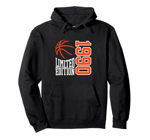 Geboren 1990 Herren Geburtstag Jahrgang 1990 Basketball Pullover Hoodie Geboren 1990 Herren Geburtstag Jahrgang 1990 Basketball Pullover Hoodie von Geburtstagsgeschenk Mann Frau geboren in 1990