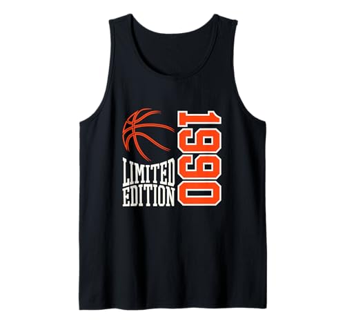 Geboren 1990 Herren Geburtstag Jahrgang 1990 Basketball Tank Top Geboren 1990 Herren Geburtstag Jahrgang 1990 Basketball Tank Top von Geburtstagsgeschenk Mann Frau geboren in 1990