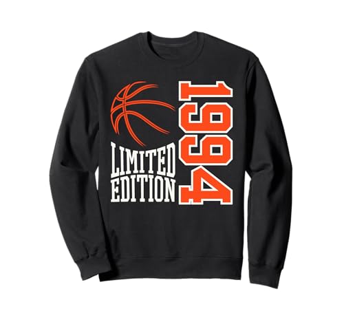 Geboren 1994 Herren Geburtstag Jahrgang 1994 Basketball Sweatshirt von Geburtstagsgeschenk Mann Frau geboren in 1994