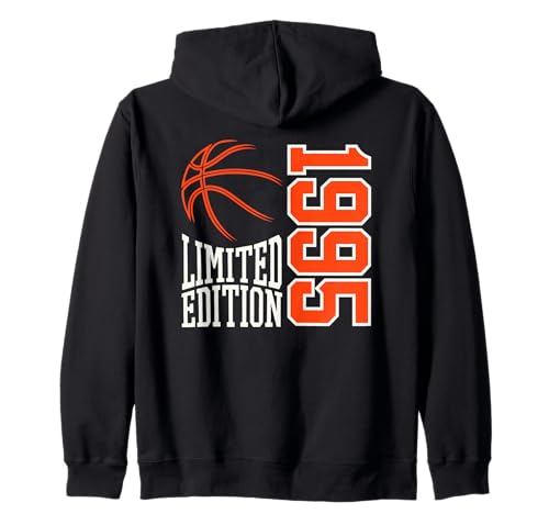 Geboren 1995 Herren Geburtstag Jahrgang 1995 Basketball Kapuzenjacke Geboren 1995 Herren Geburtstag Jahrgang 1995 Basketball Kapuzenjacke von Geburtstagsgeschenk Mann Frau geboren in 1995