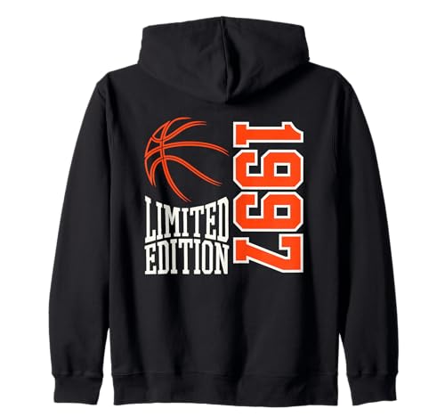 Geboren 1997 Herren Geburtstag Jahrgang 1997 Basketball Kapuzenjacke von Geburtstagsgeschenk Mann Frau geboren in 1997