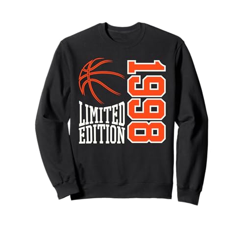 Geboren 1998 Herren Geburtstag Jahrgang 1998 Basketball Sweatshirt Geboren 1998 Herren Geburtstag Jahrgang 1998 Basketball Sweatshirt von Geburtstagsgeschenk Mann Frau geboren in 1998