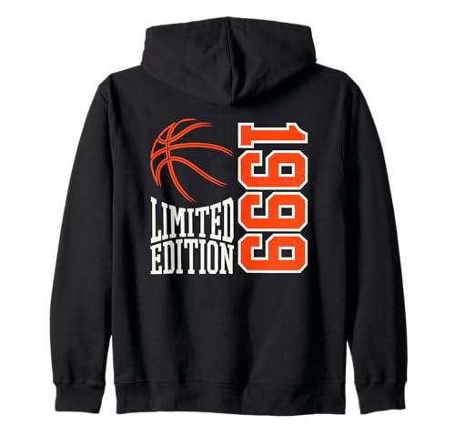 Geboren 1999 Herren Geburtstag Jahrgang 1999 Basketball Kapuzenjacke Geboren 1999 Herren Geburtstag Jahrgang 1999 Basketball Kapuzenjacke von Geburtstagsgeschenk Mann Frau geboren in 1999