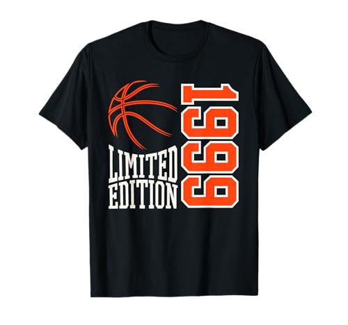 Geboren 1999 Herren Geburtstag Jahrgang 1999 Basketball T-Shirt Geboren 1999 Herren Geburtstag Jahrgang 1999 Basketball T-Shirt von Geburtstagsgeschenk Mann Frau geboren in 1999