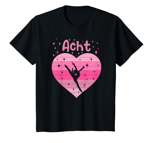 Kinder Mädchen Tochter Turnerin turnen Mädchenriege 8. Geburtstag T-Shirt Kinder Mädchen Tochter Turnerin turnen Mädchenriege 8. Geburtstag T-Shirt von Geburtstagsgeschenk Party Feier Mädchen und Jungs