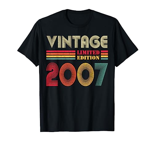 16. Geburtstag Junge Mädchen 16 Jahre 2007 Lustig Geschenk T-Shirt von Geburtstagsgeschenk Tshirts Co.