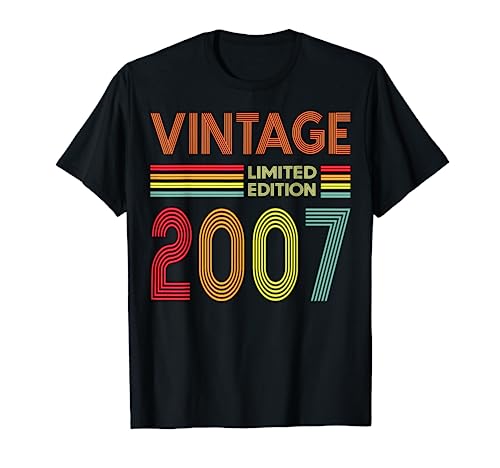 16. Geburtstag Junge Mädchen 16 Jahre 2007 Lustig Geschenk T-Shirt von Geburtstagsgeschenk Tshirts Co.