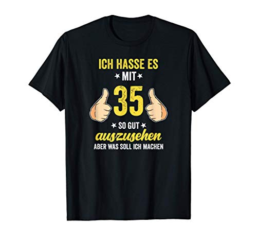 35 Geburtstag Geschenke Für Männer Frauen Geburtstagsdeko T-Shirt von Geburtstagsgeschenk Und Geschenkideen Deko Shop