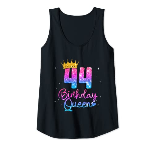 Damen 44 Geburtstag Frauen - Birthday Queen 44 Tank Top von Geburtstagsgeschenk für Frauen