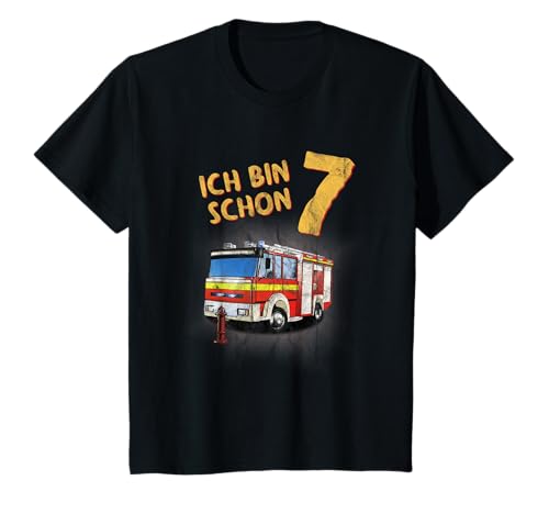 Kinder Ich bin 7 Jahre alt Geburtstag 7 Jahre Junge Feuerwehr T-Shirt Kinder Ich bin 7 Jahre alt Geburtstag 7 Jahre Junge Feuerwehr T-Shirt von Geburtstagsgeschenk für Kinder Geburtstag Outfit