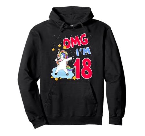 18. Geburtstag Einhorn Mädchen 18 Jahre Frauen Geschenk Fun Pullover Hoodie 18. Geburtstag Einhorn Mädchen 18 Jahre Frauen Geschenk Fun Pullover Hoodie von Geburtstagsgeschenk lustige Sprüche 18 Birthday