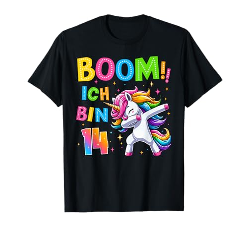 14 Geburtstag Mädchen 14 Jahre Tanzendes Lustiges Einhorn T-Shirt 14 Geburtstag Mädchen 14 Jahre Tanzendes Lustiges Einhorn T-Shirt von Geburtstagsgeschenk