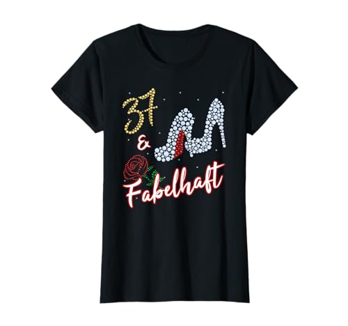 37. Geburtstag Frau 37 Jahre Und Fabelhaft Frauen Geschenk T-Shirt von Geburtstagsgeschenke Frauen und Mädchen by KaMi