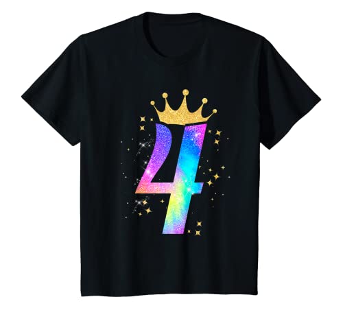 Kinder 4. Geburtstag Geschenkidee Für 4 Jahre Alt Zum Geburtstag T-Shirt Kinder 4. Geburtstag Geschenkidee Für 4 Jahre Alt Zum Geburtstag T-Shirt von Geburtstagsgeschenke Für Mädchen & Frauen Bunt